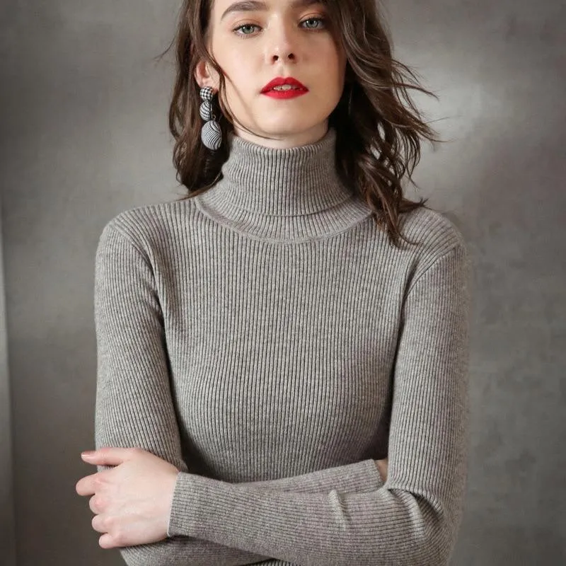 2020 Autumn Fashion Turtleneck Top For Women