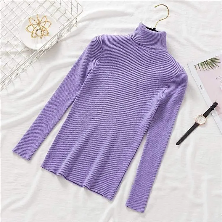 2020 Autumn Fashion Turtleneck Top For Women