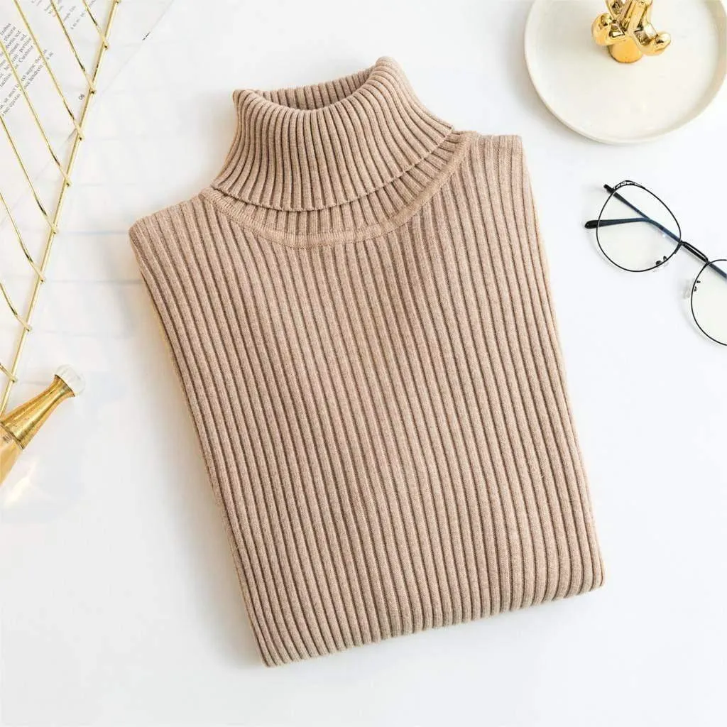 2020 Autumn Fashion Turtleneck Top For Women