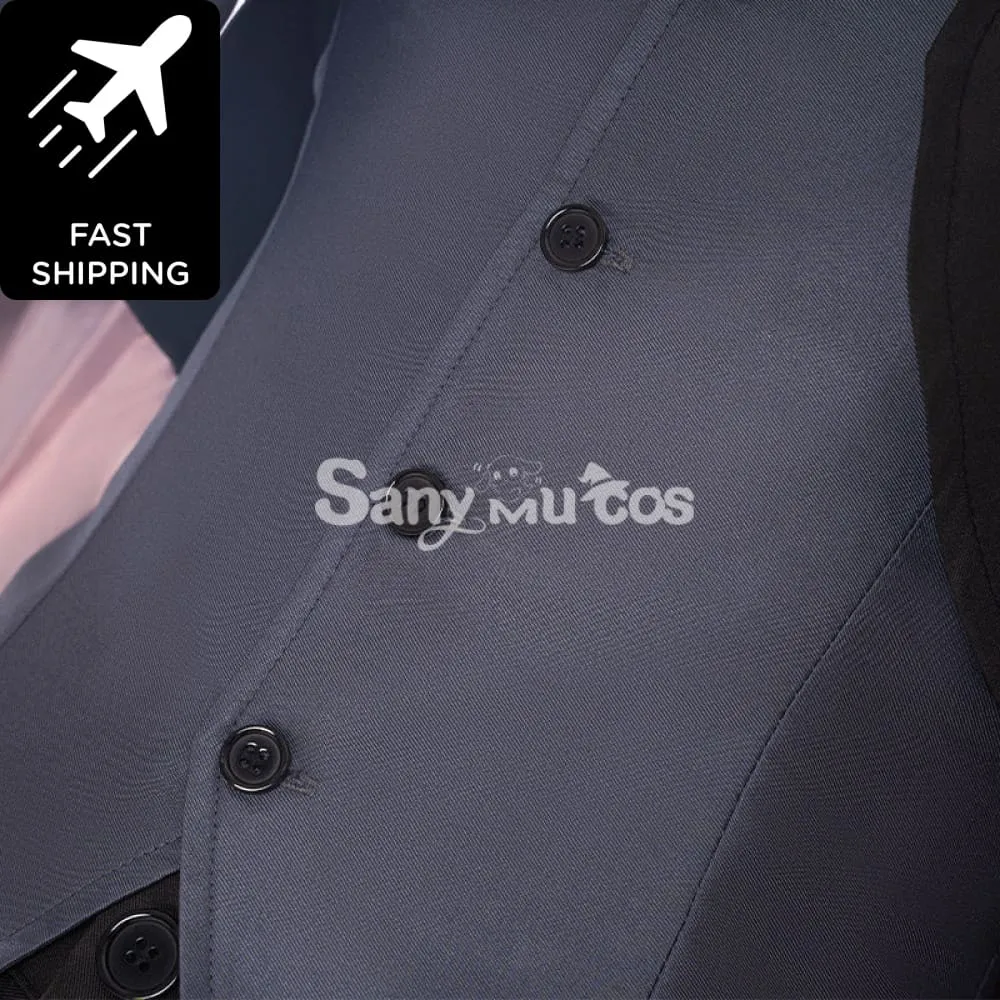 【48H To Ship】Anime Bangu Stray Dog Nakahara Chuuya Classical Black Long Coat Suit Cosplay Costume