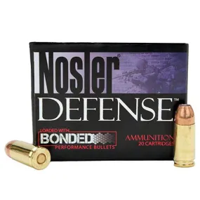 9mm Luger  P Ammunition - Defense, 124 Grains, Bonded Jacketed Hollow Point, Per 20
