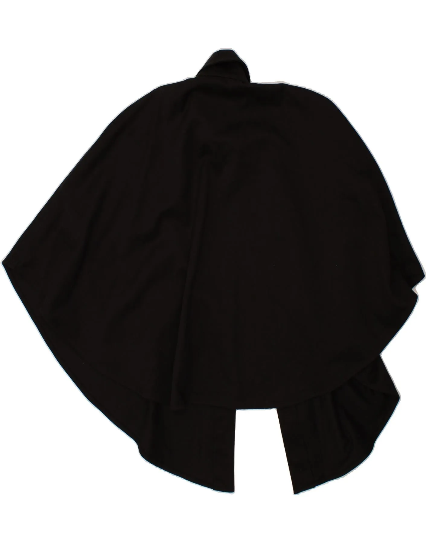 ALYSI Womens Poncho Coat UK 10 Small Black