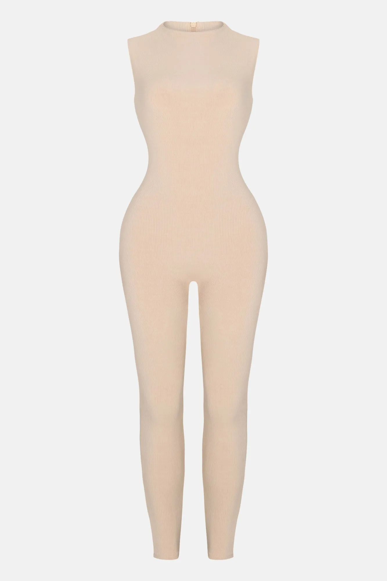 Amber Snatched Jumpsuit - Cream