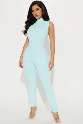 Amber Snatched Jumpsuit - Mint