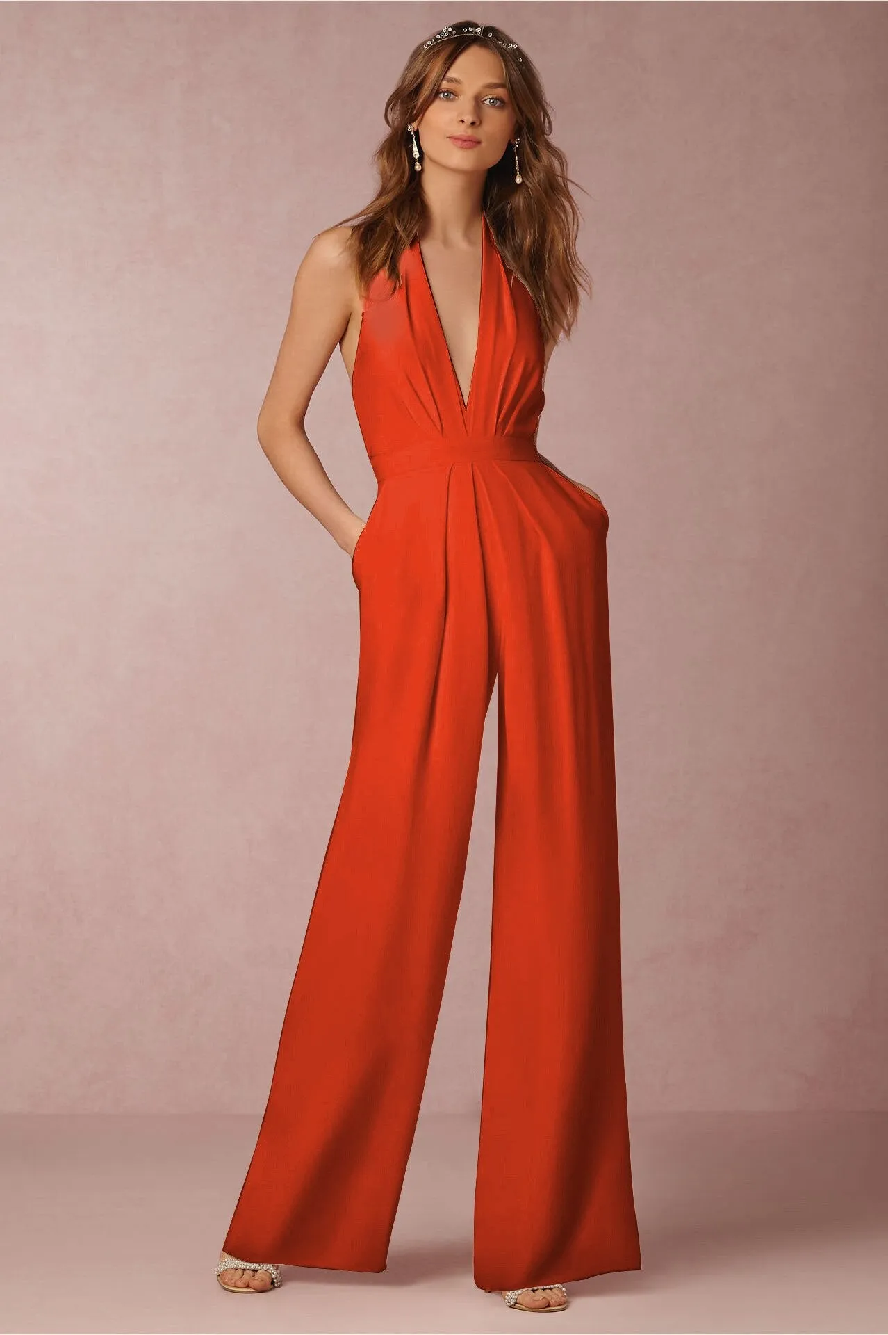 Amozae- New Long Sleeve Slim Fit Jumpsuit Solid Color Pants Jump Suits For Women Loose Jumpsuit Jumpsuit Women Jumpsuit   Streetwear