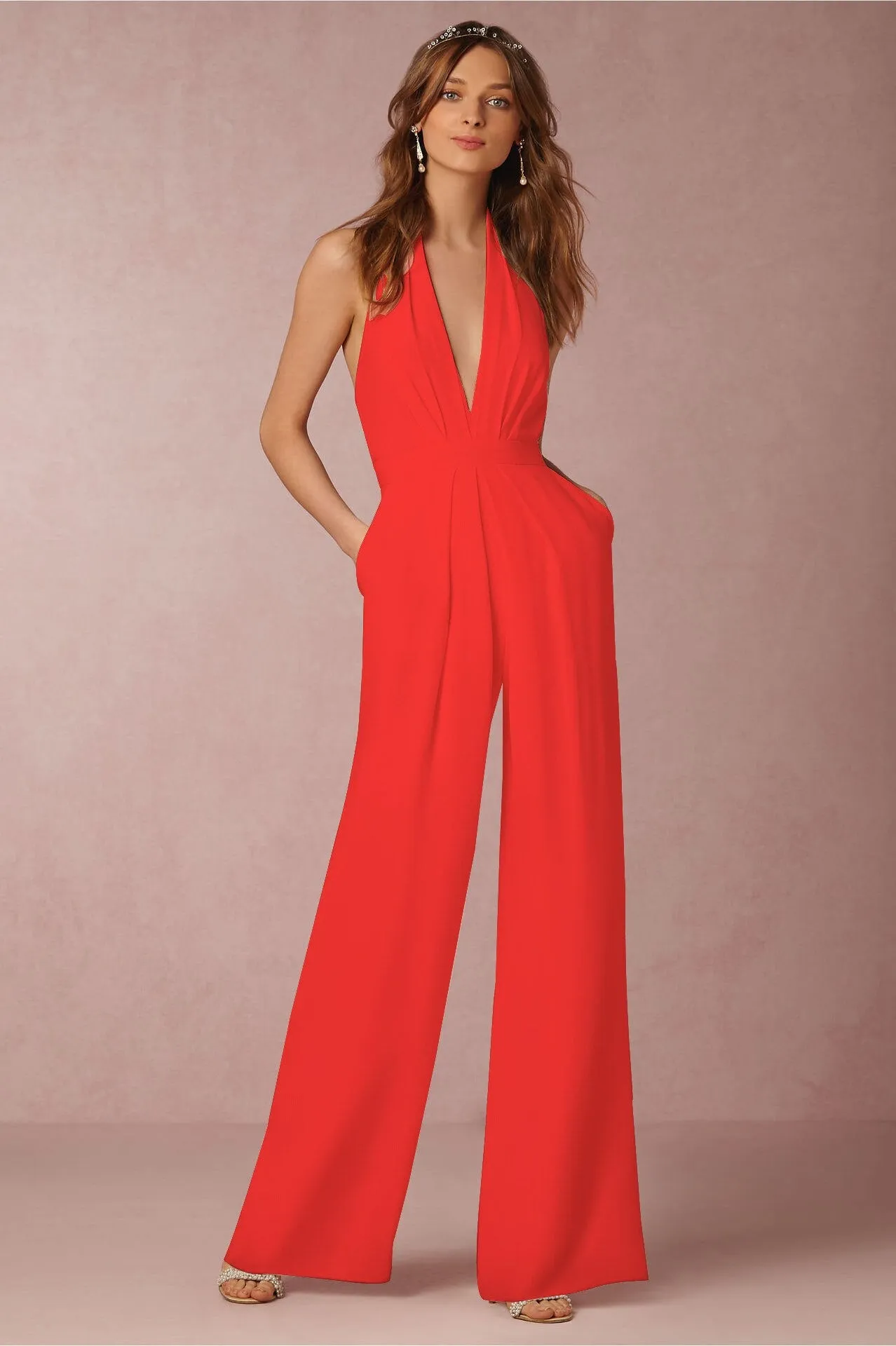 Amozae- New Long Sleeve Slim Fit Jumpsuit Solid Color Pants Jump Suits For Women Loose Jumpsuit Jumpsuit Women Jumpsuit   Streetwear