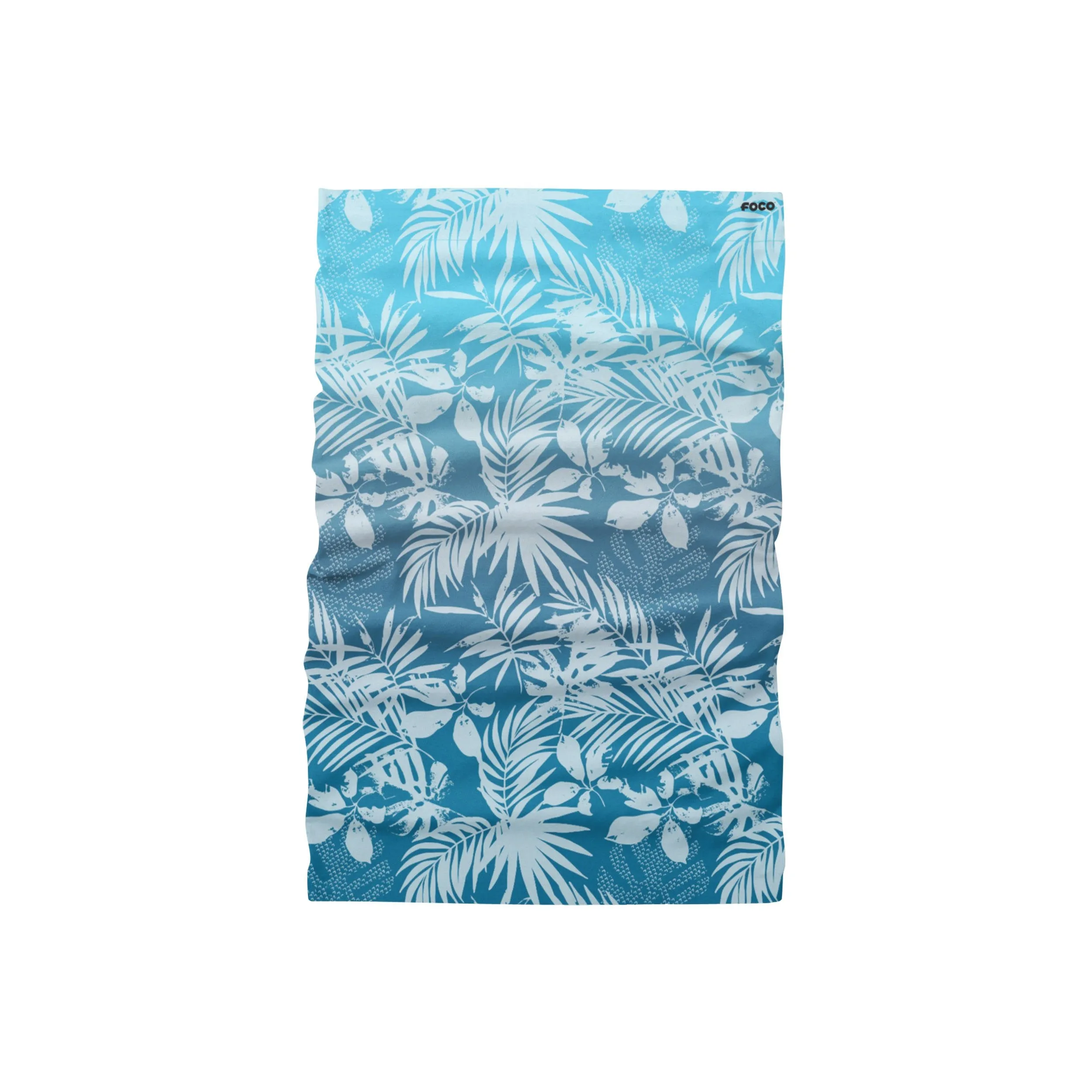 Aqua Floral Gaiter Scarf