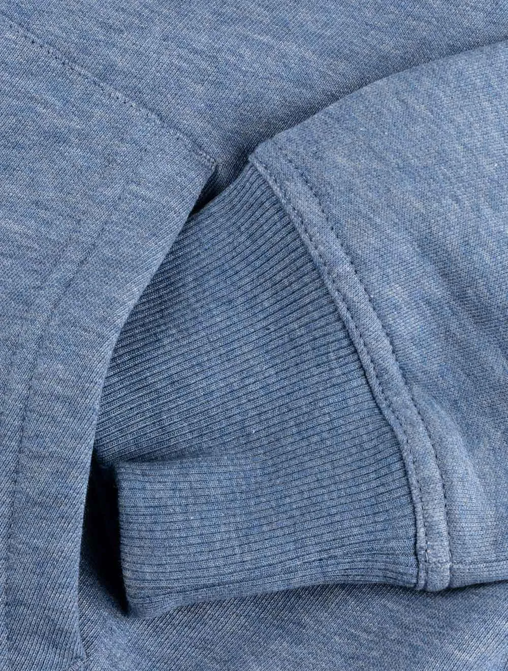 Archive Shield Hoodie Denim Blue Melange
