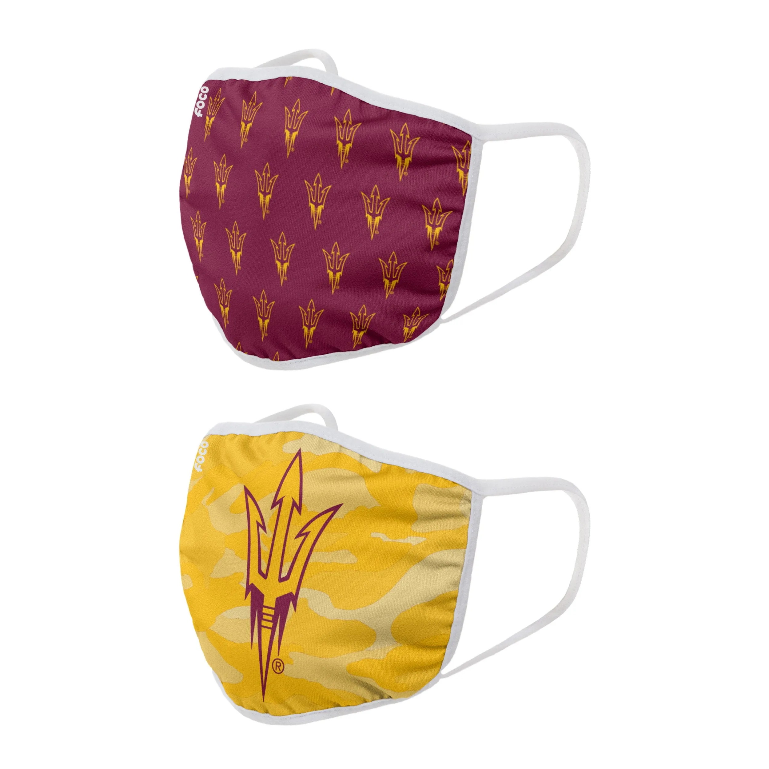 Arizona State Sun Devils NCAA Clutch 2 Pack Face Cover
