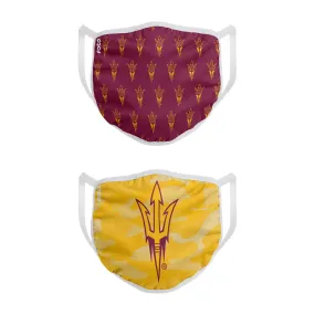 Arizona State Sun Devils NCAA Clutch 2 Pack Face Cover