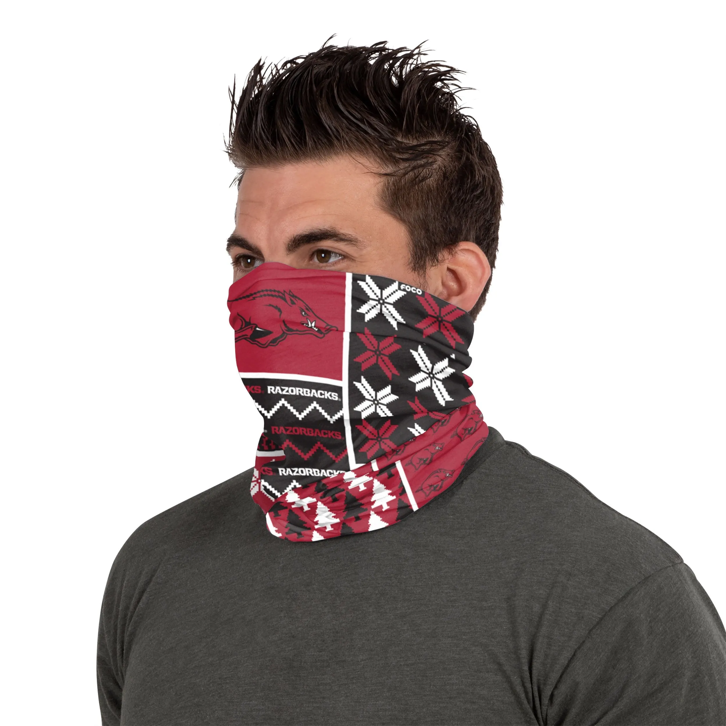 Arkansas Razorbacks NCAA Busy Block Gaiter Scarf