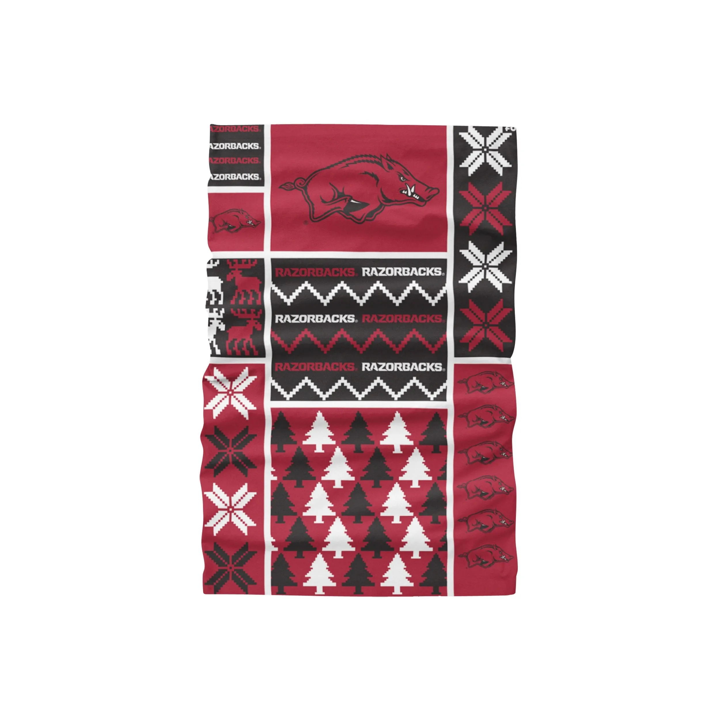 Arkansas Razorbacks NCAA Busy Block Gaiter Scarf