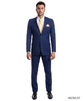 Azzuro Blue Suits 2 PC Slim Fit