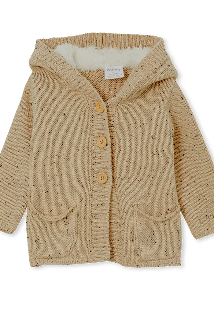 Baby Knit Hooded Jacket