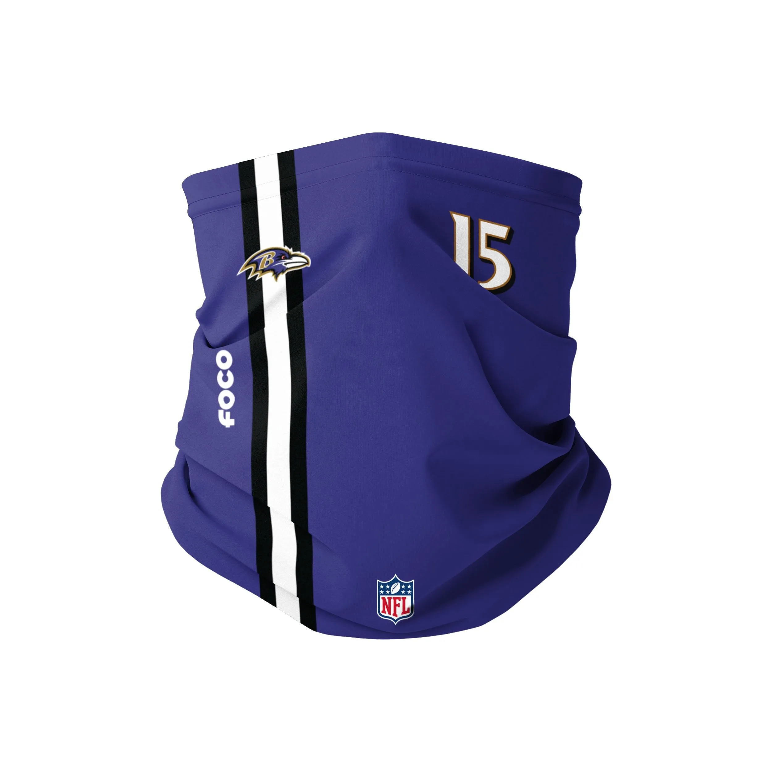 Baltimore Ravens NFL Marquise Brown On-Field Sideline Gaiter Scarf