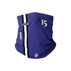 Baltimore Ravens NFL Marquise Brown On-Field Sideline Gaiter Scarf