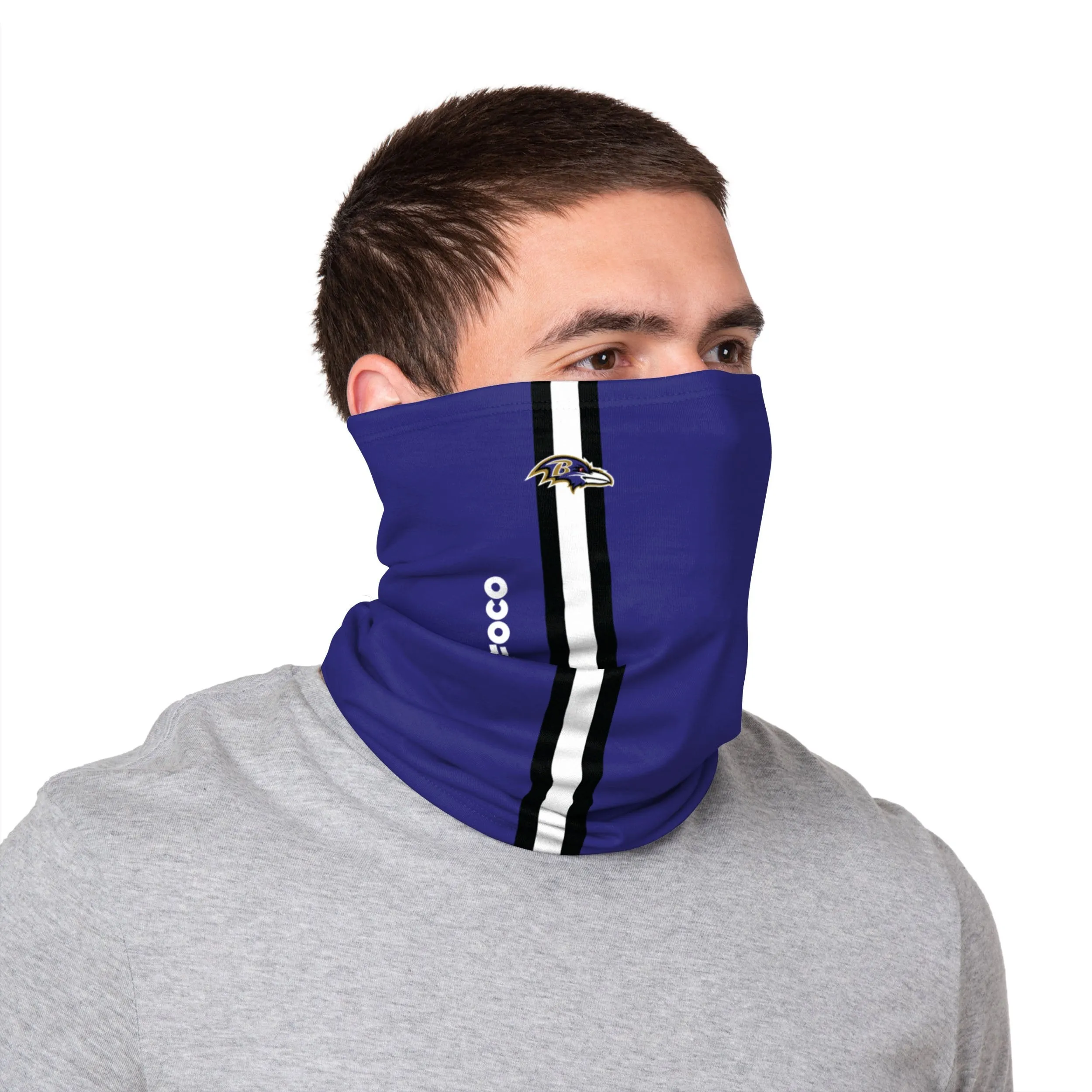 Baltimore Ravens NFL On-Field Sideline Logo Gaiter Scarf