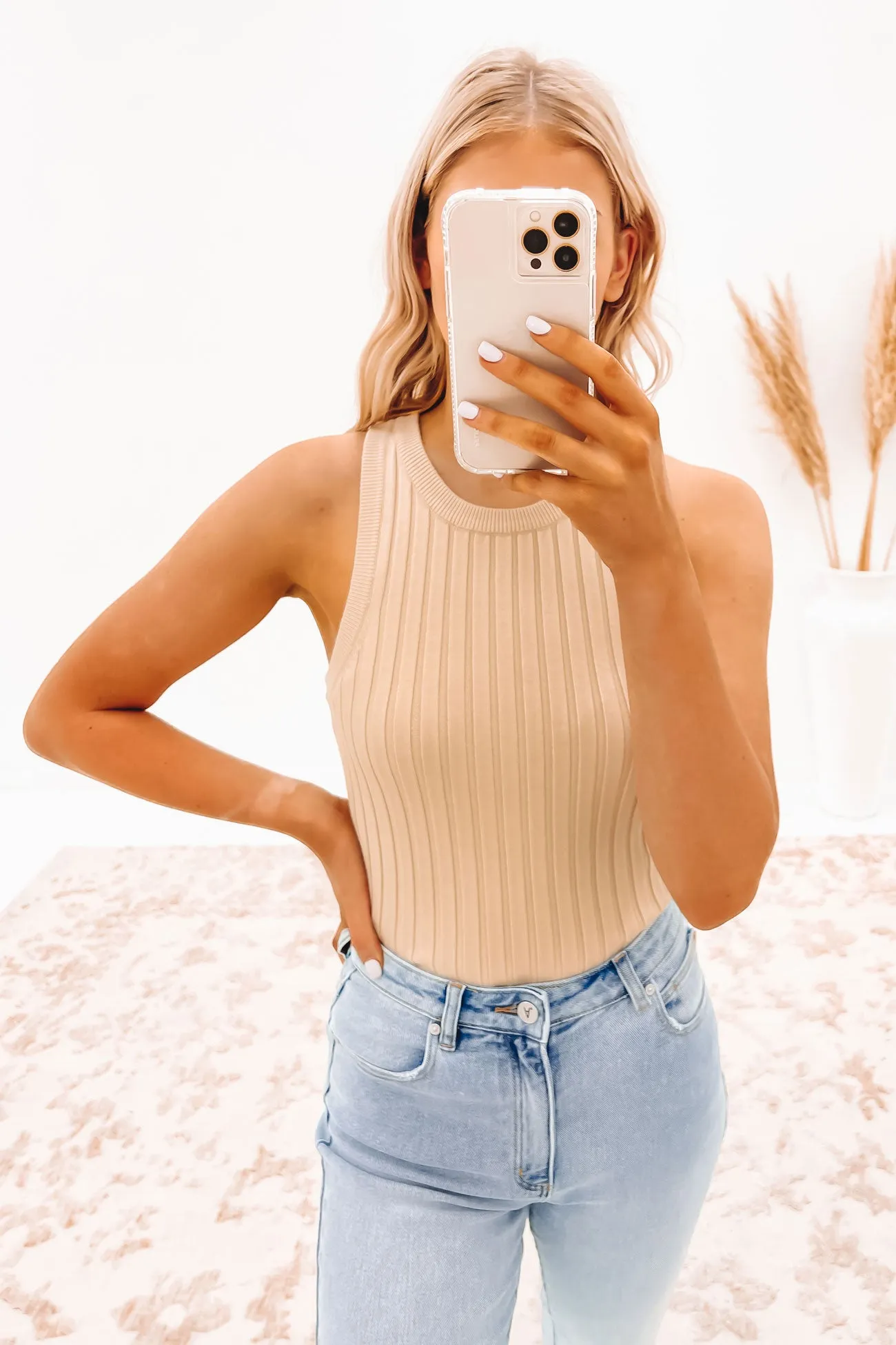 Beck Singlet Beige