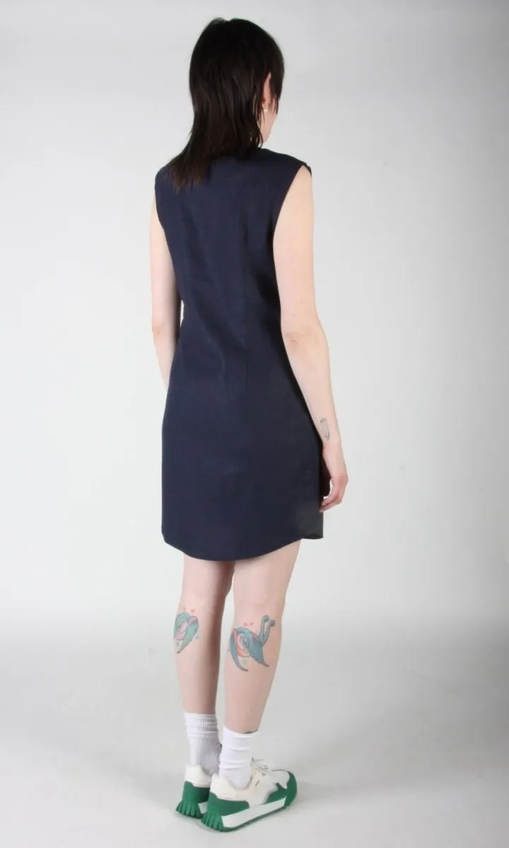 Birds of North America Honeycreeper Dress - Navy (Online Exclusive)