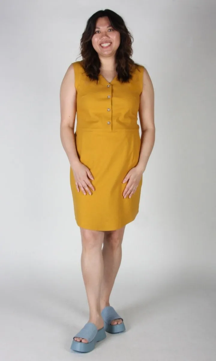 Birds of North America Honeycreeper Dress - Ochre (Online Exclusive)