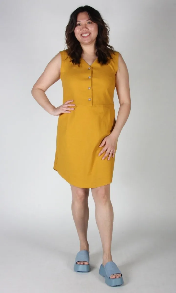 Birds of North America Honeycreeper Dress - Ochre (Online Exclusive)