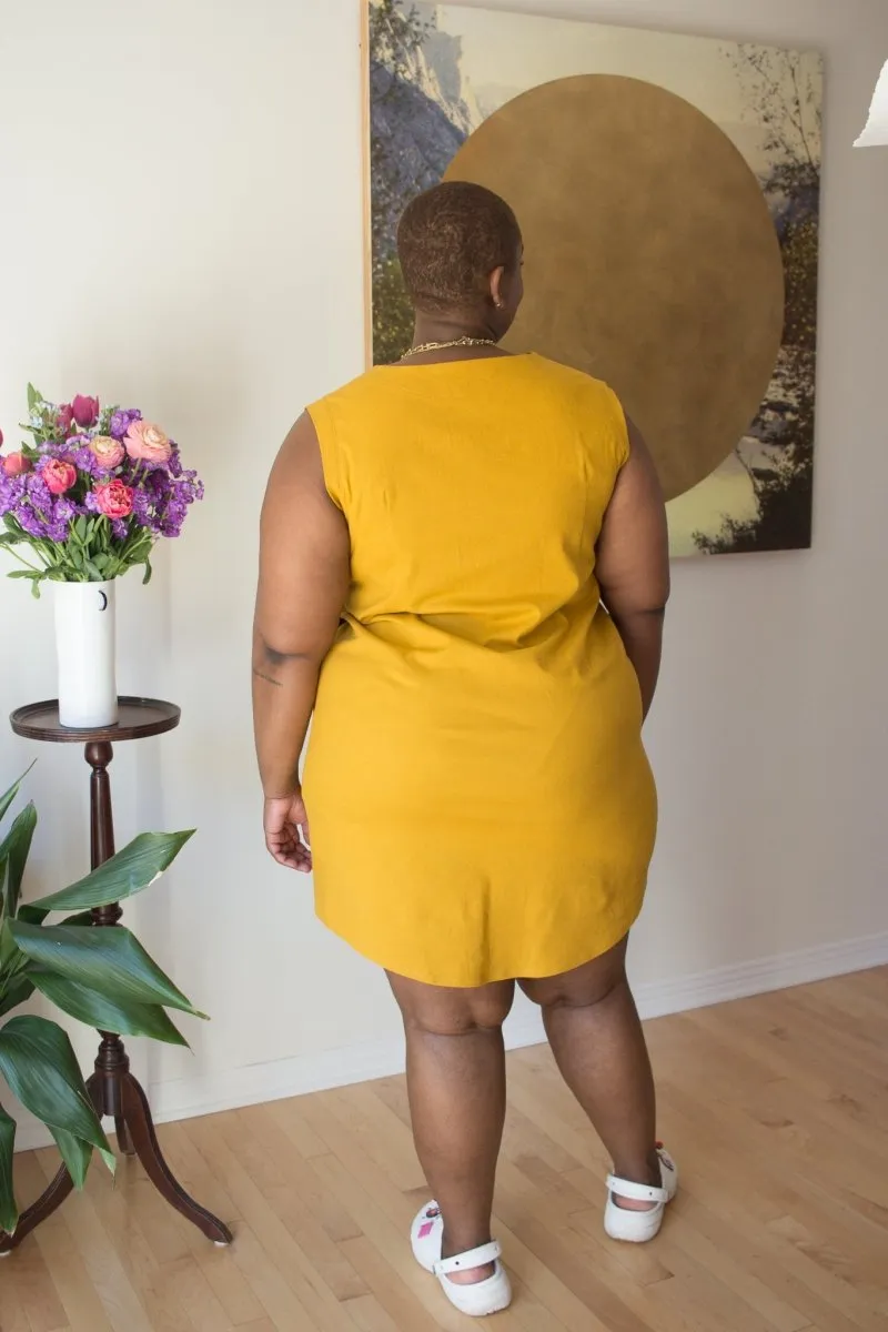 Birds of North America Honeycreeper Dress - Ochre (Online Exclusive)