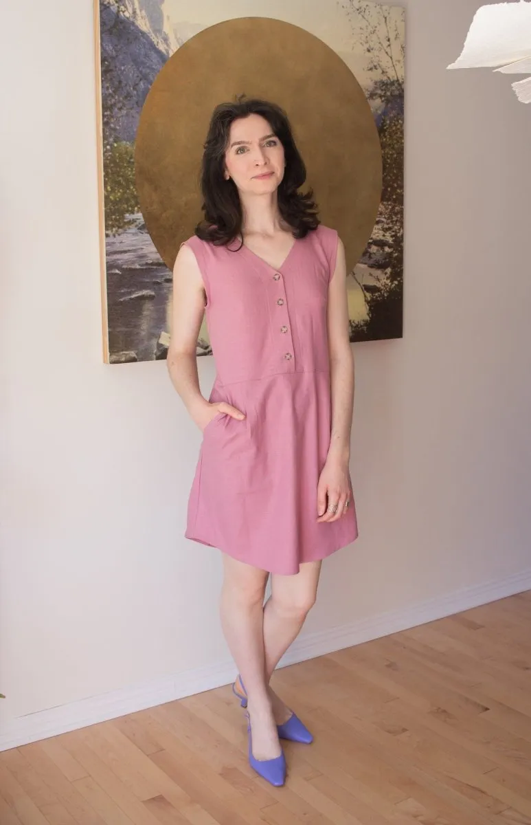 Birds of North America Honeycreeper Dress - Smoky Pink (Online Exclusive)