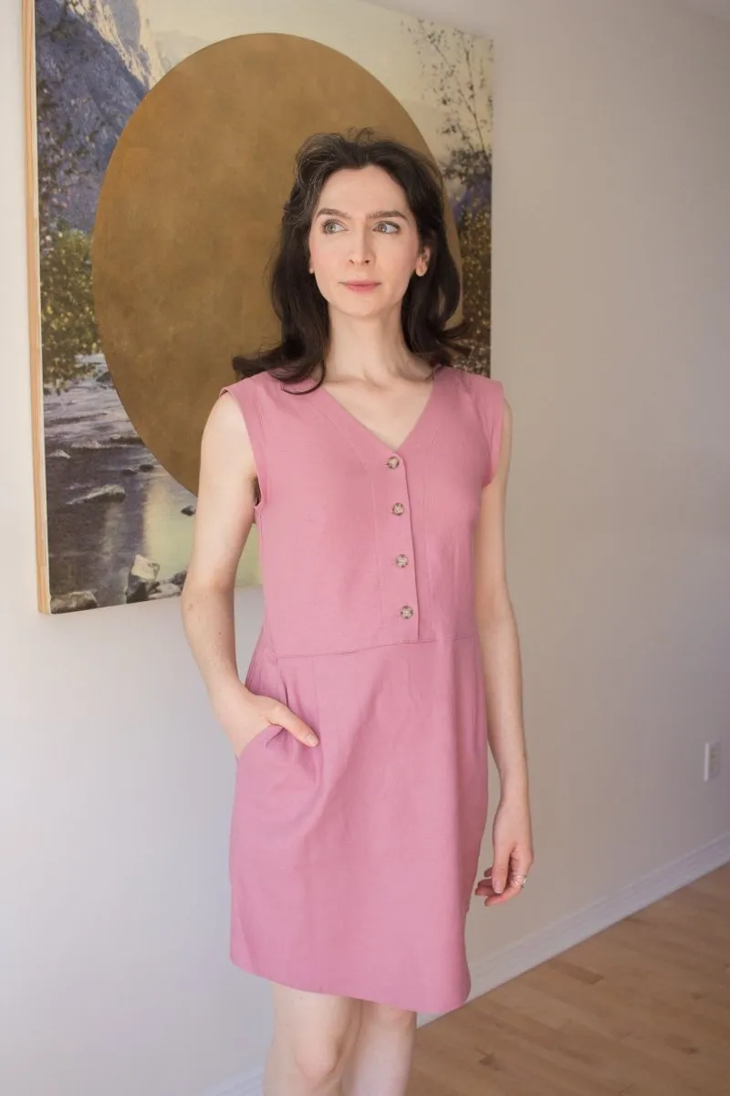 Birds of North America Honeycreeper Dress - Smoky Pink (Online Exclusive)