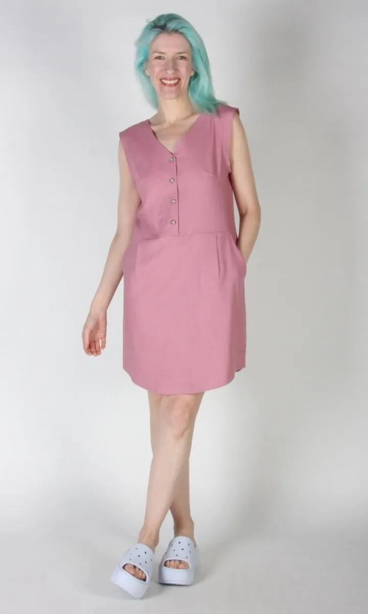 Birds of North America Honeycreeper Dress - Smoky Pink (Online Exclusive)