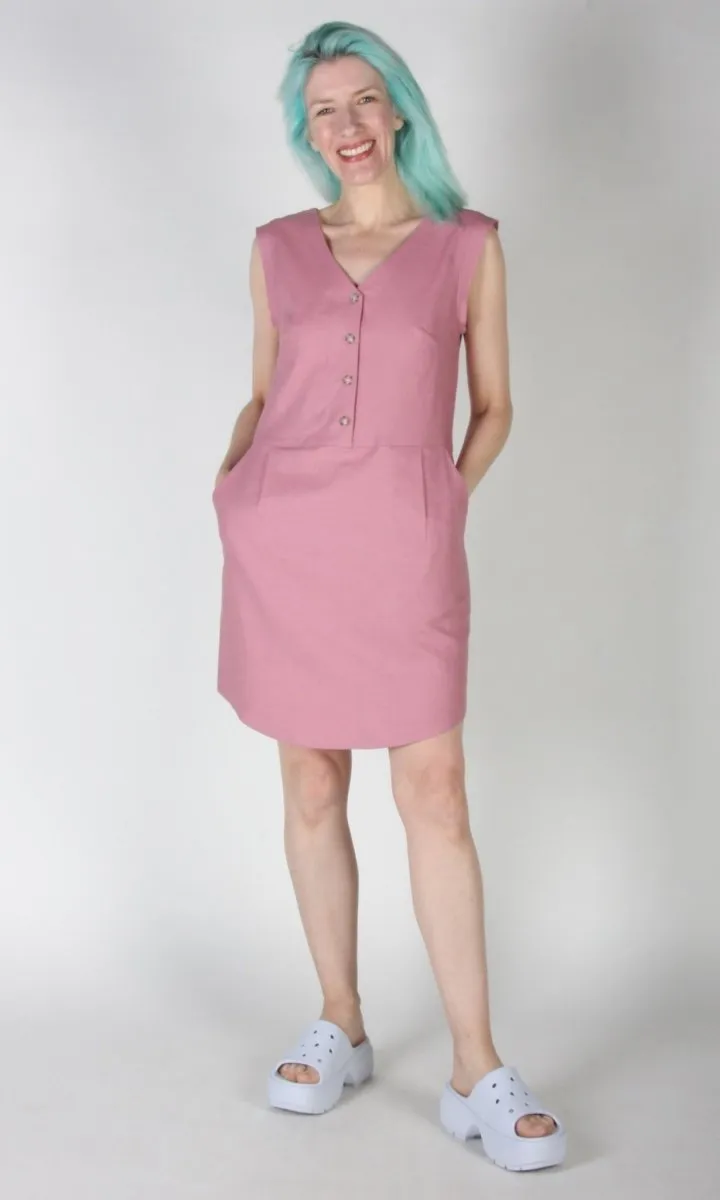 Birds of North America Honeycreeper Dress - Smoky Pink (Online Exclusive)