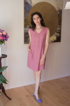 Birds of North America Honeycreeper Dress - Smoky Pink (Online Exclusive)