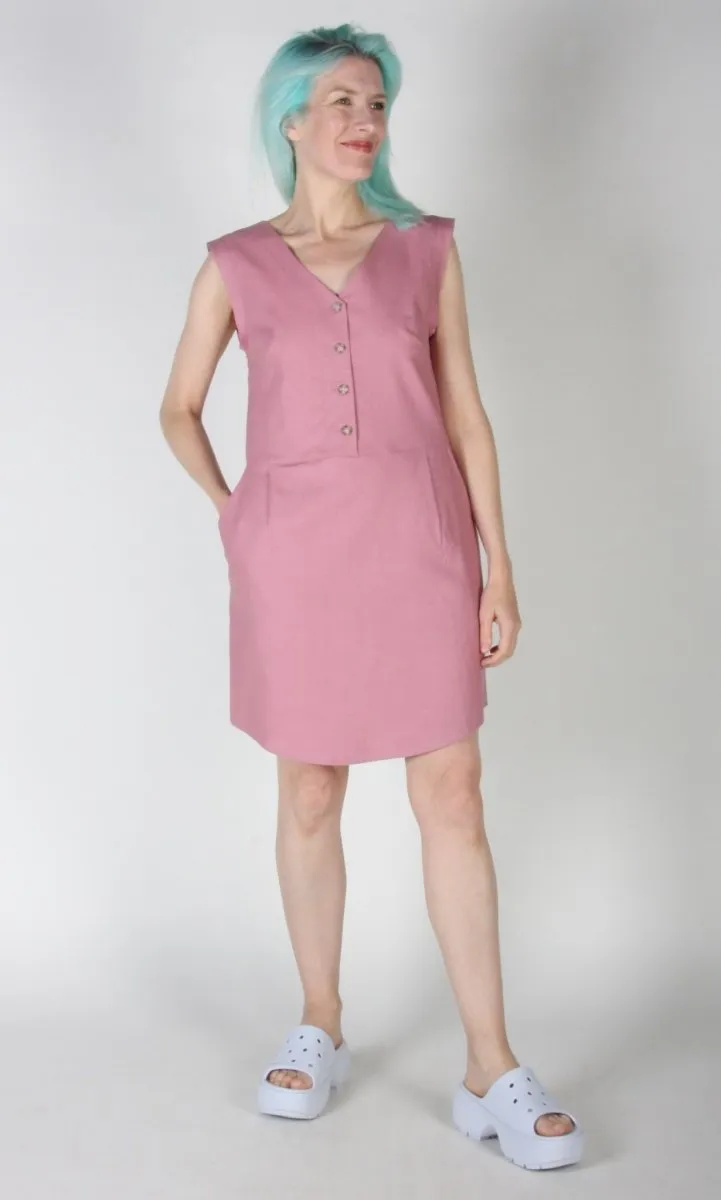 Birds of North America Honeycreeper Dress - Smoky Pink (Online Exclusive)