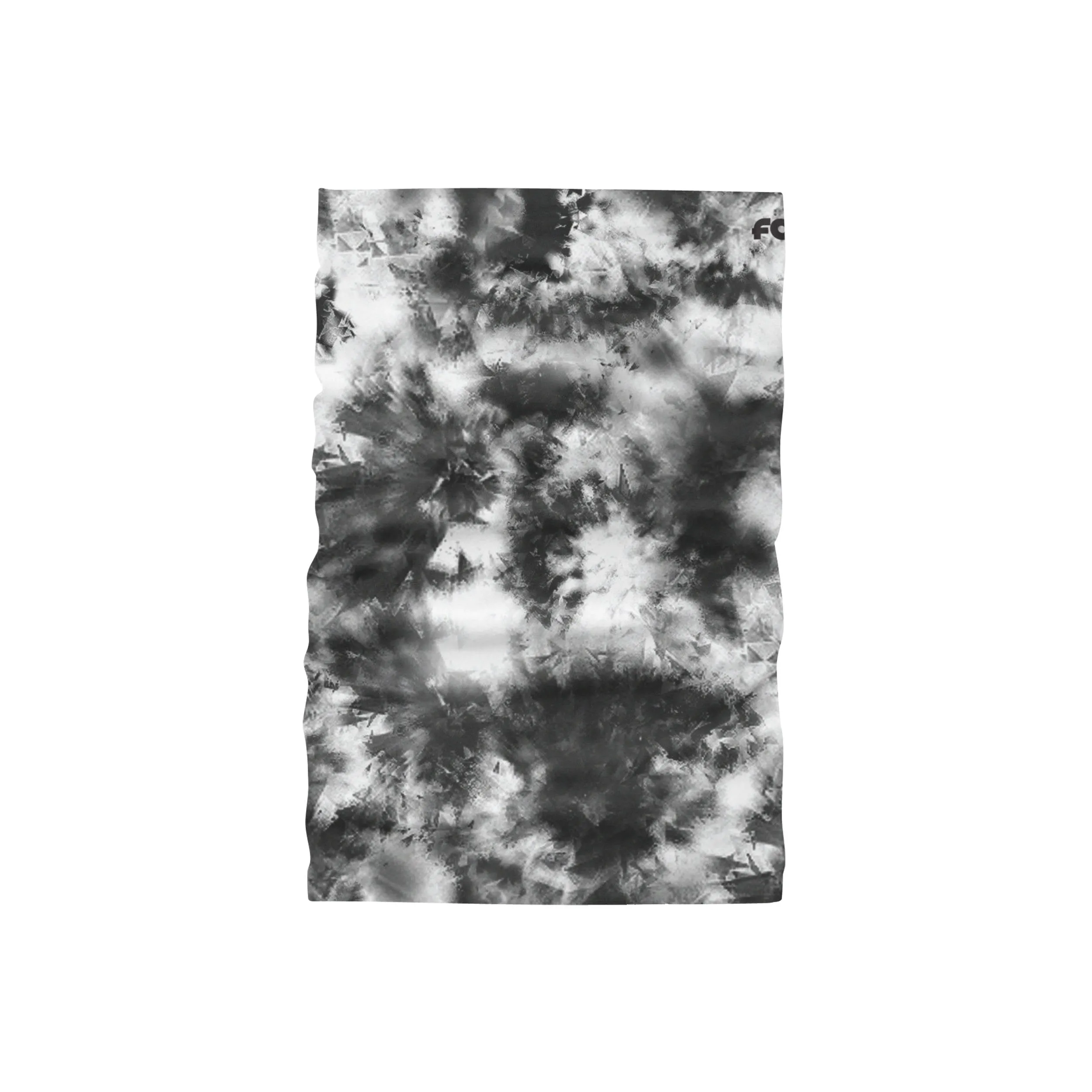 Black & White Tie-Dye Gaiter Scarf