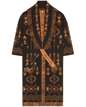 Black and Tamarind Mystic Gate Coat