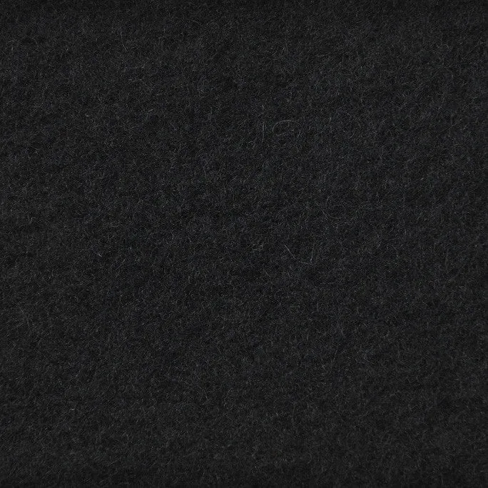 Black Melton Coating Fabric 217