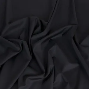 Black Wool Polyester 377