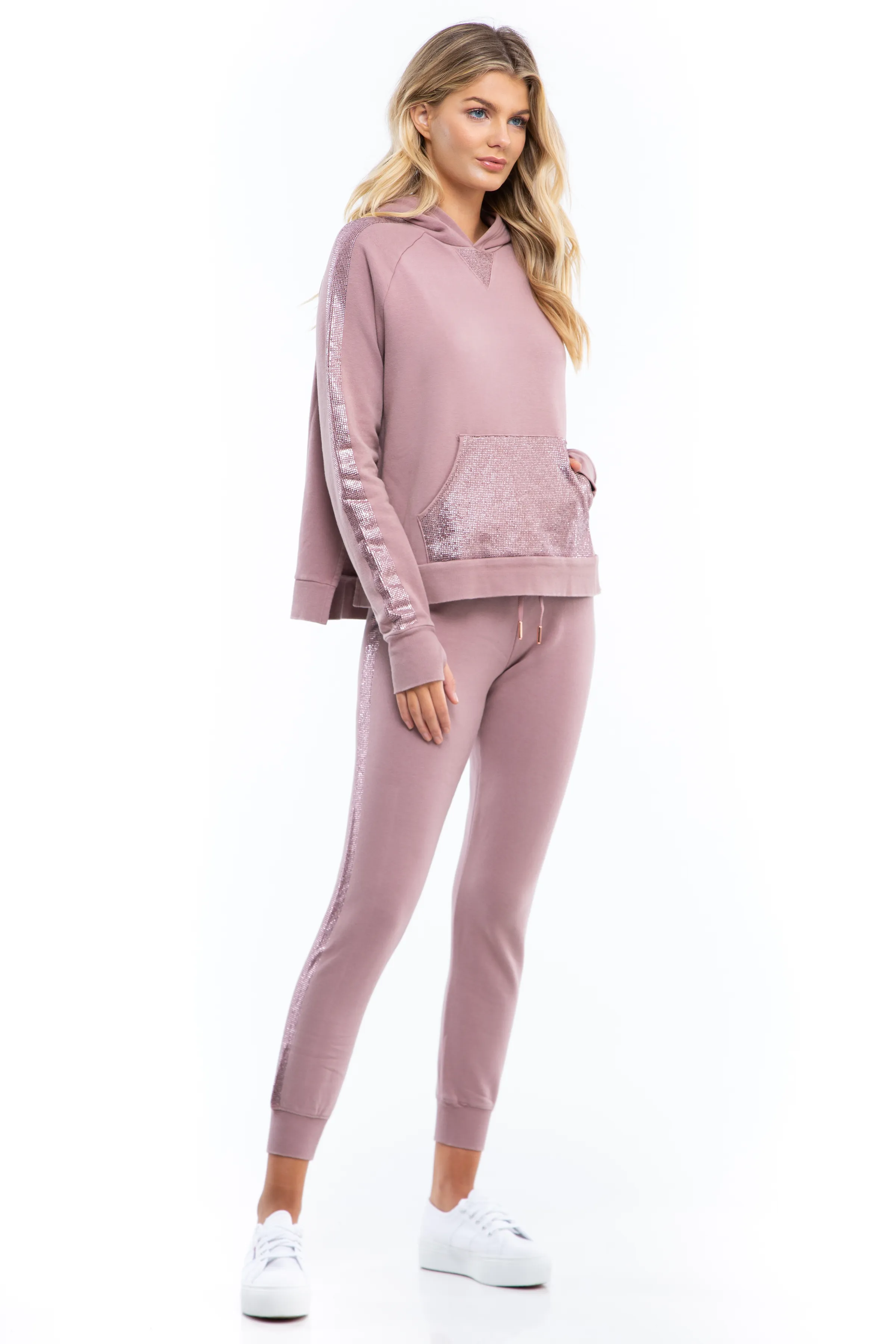 Blinged Out Pullover Hoodie