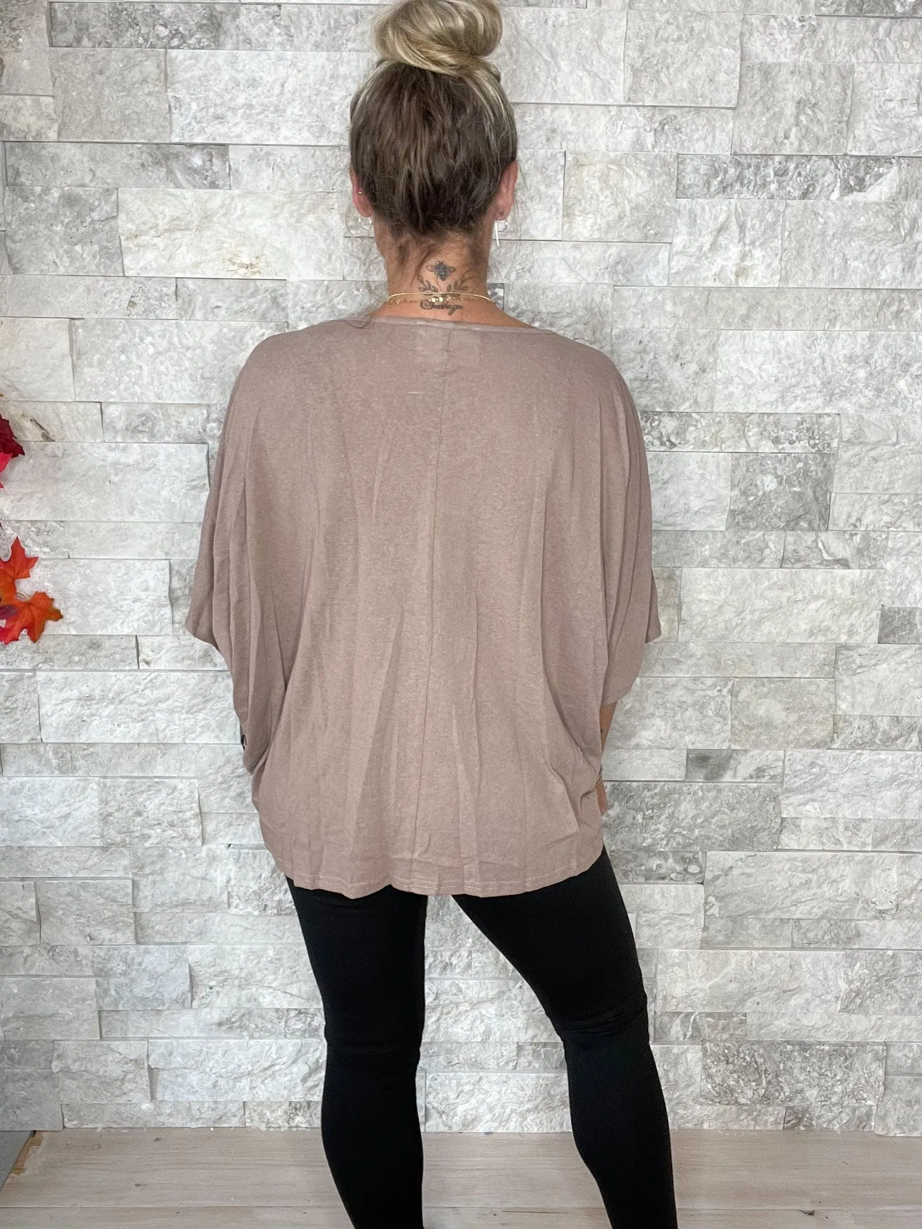 Bloom Again Top in Mocha (S-3XL)