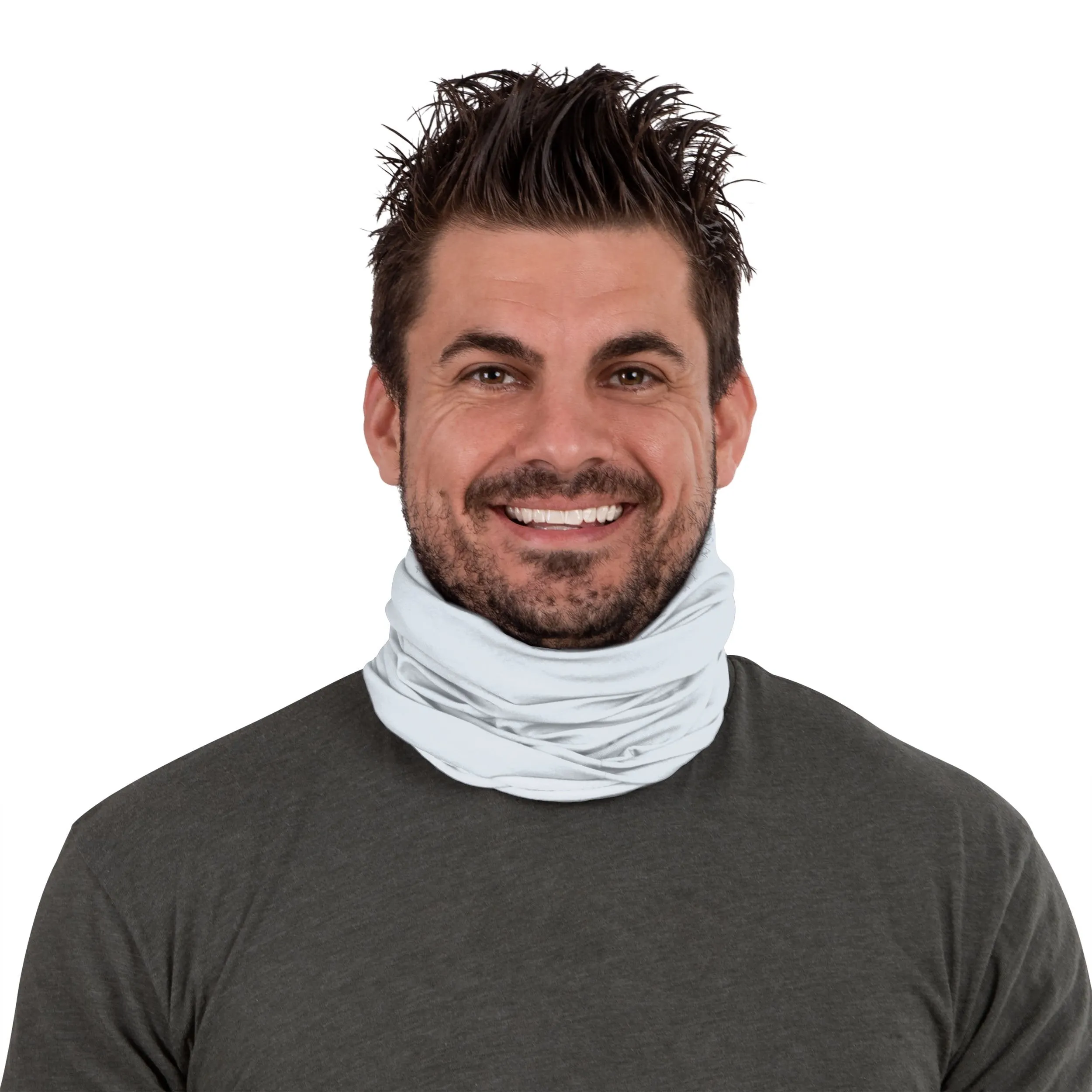 Blue Camo Gaiter Scarf