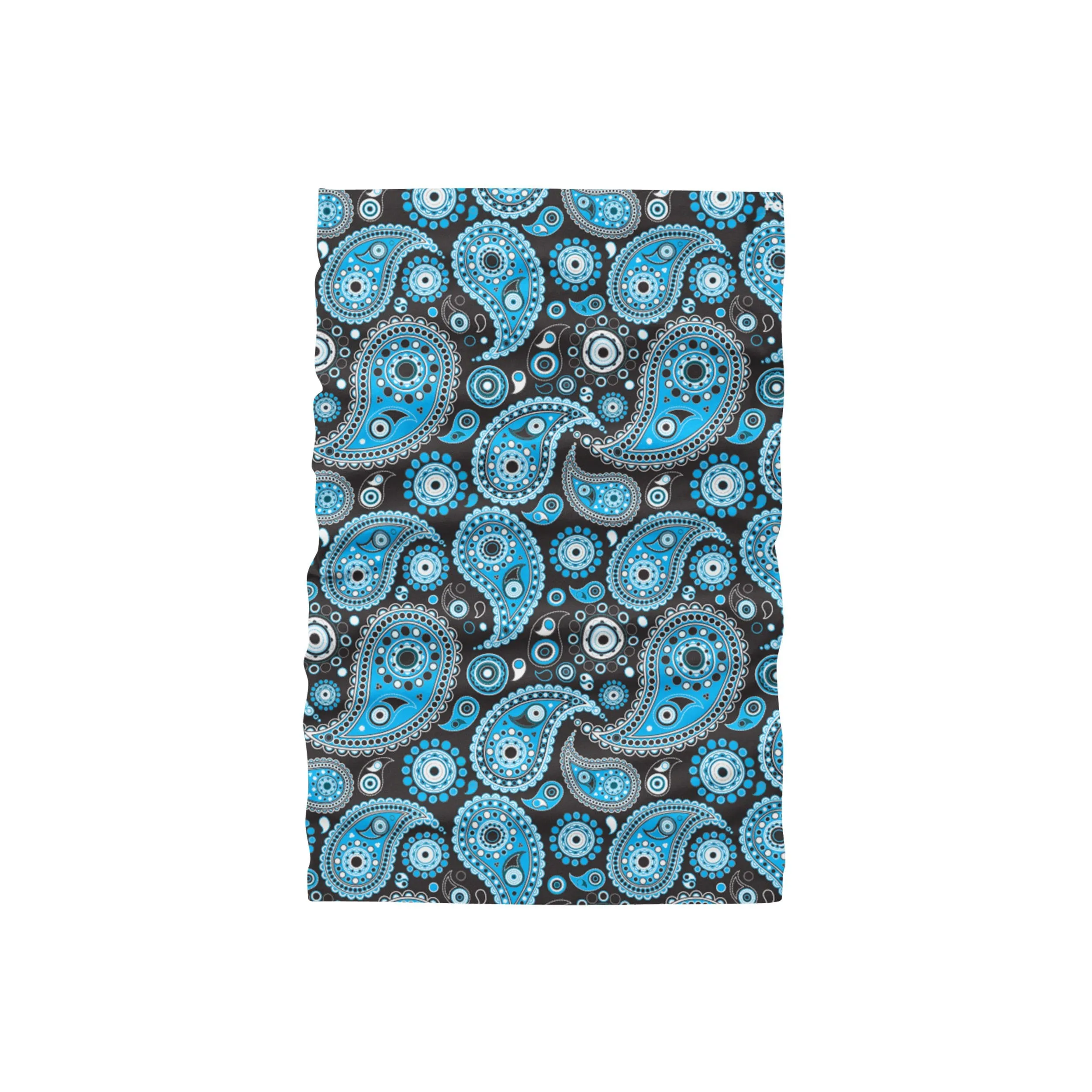 Blue Paisley Gaiter Scarf