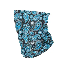 Blue Paisley Gaiter Scarf