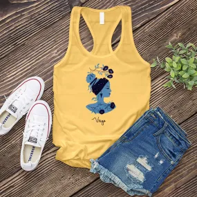 Blue Simple Virgo Women's Tank Top