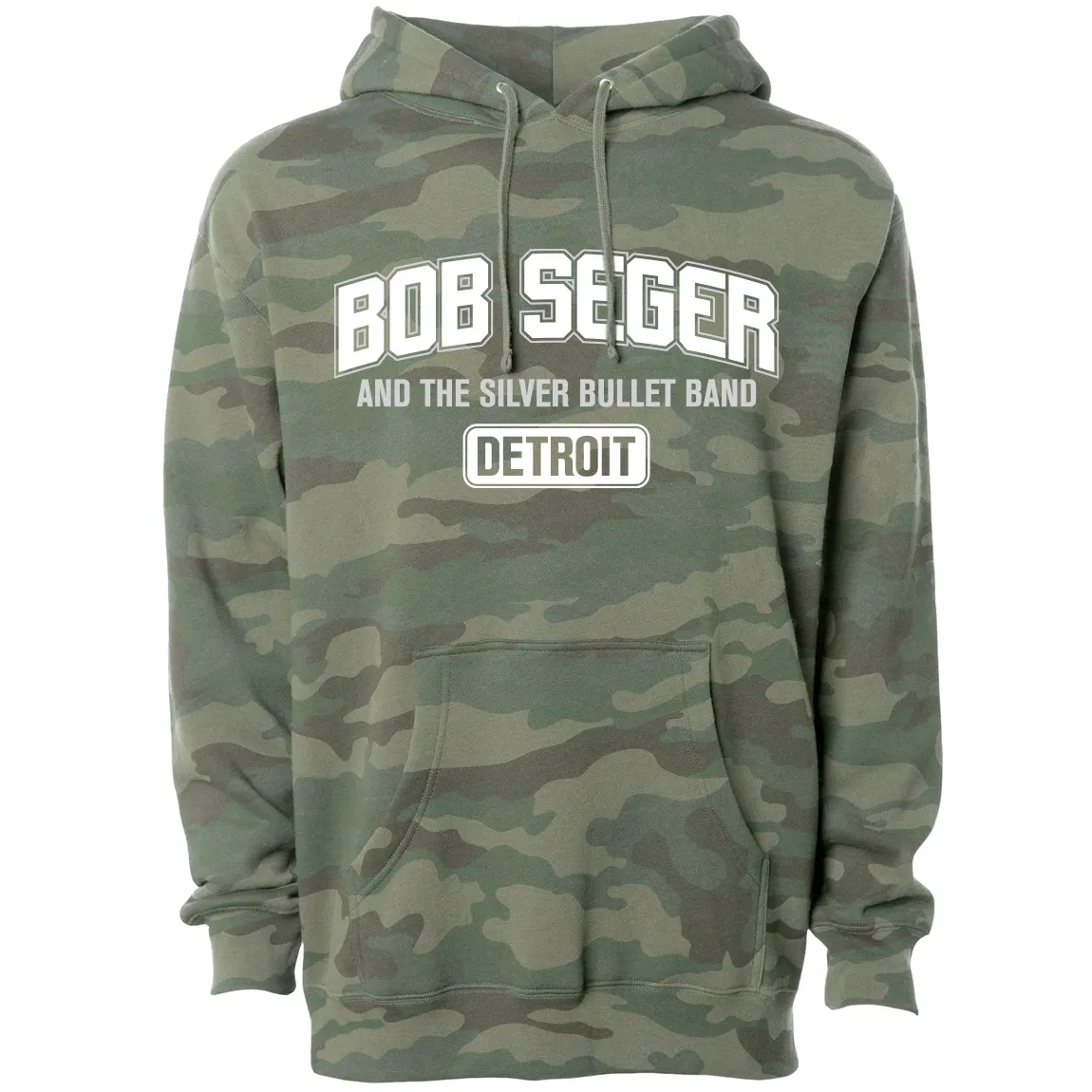 Bob Seger Camo Pullover Hoodie