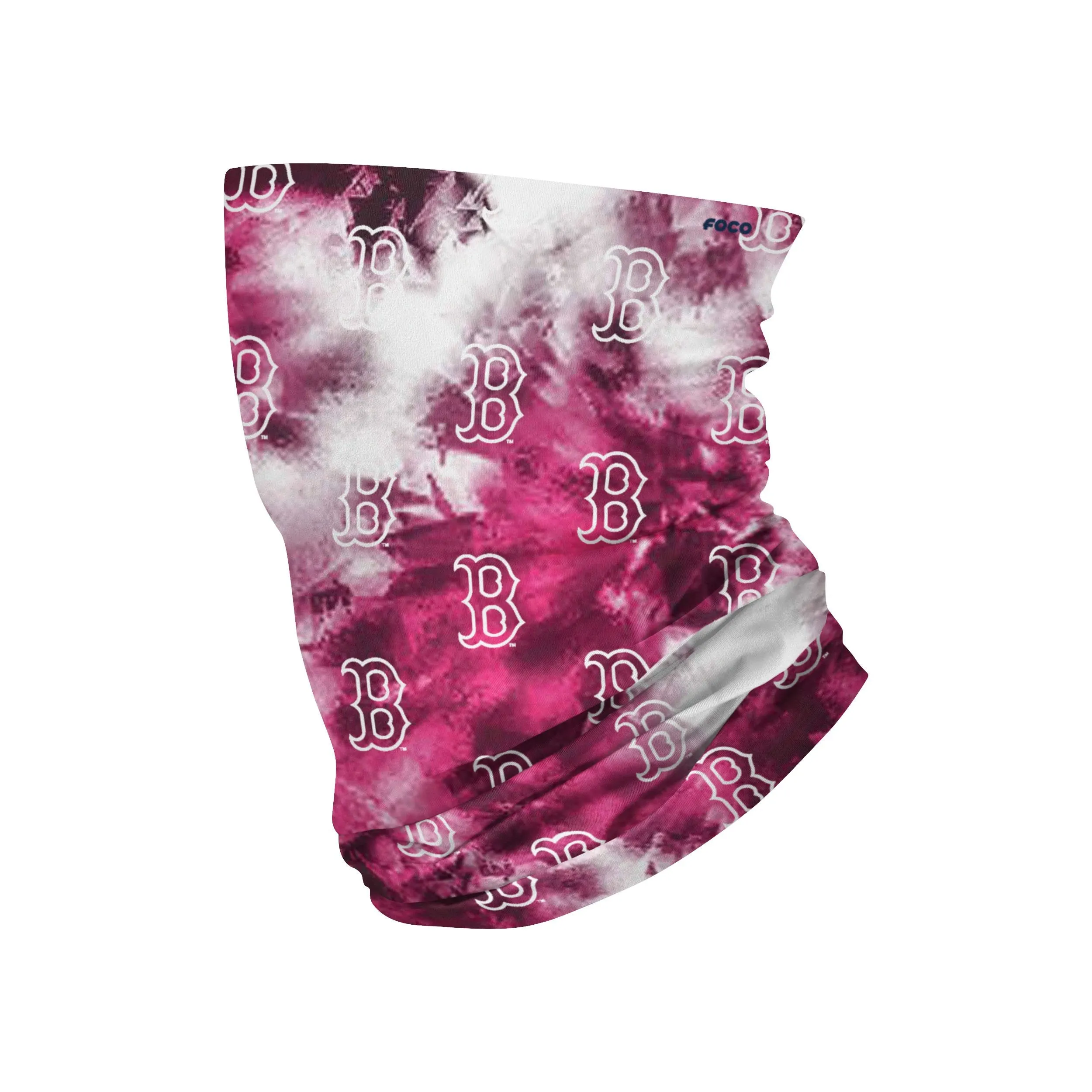 Boston Red Sox MLB Pink Tie-Dye Gaiter Scarf