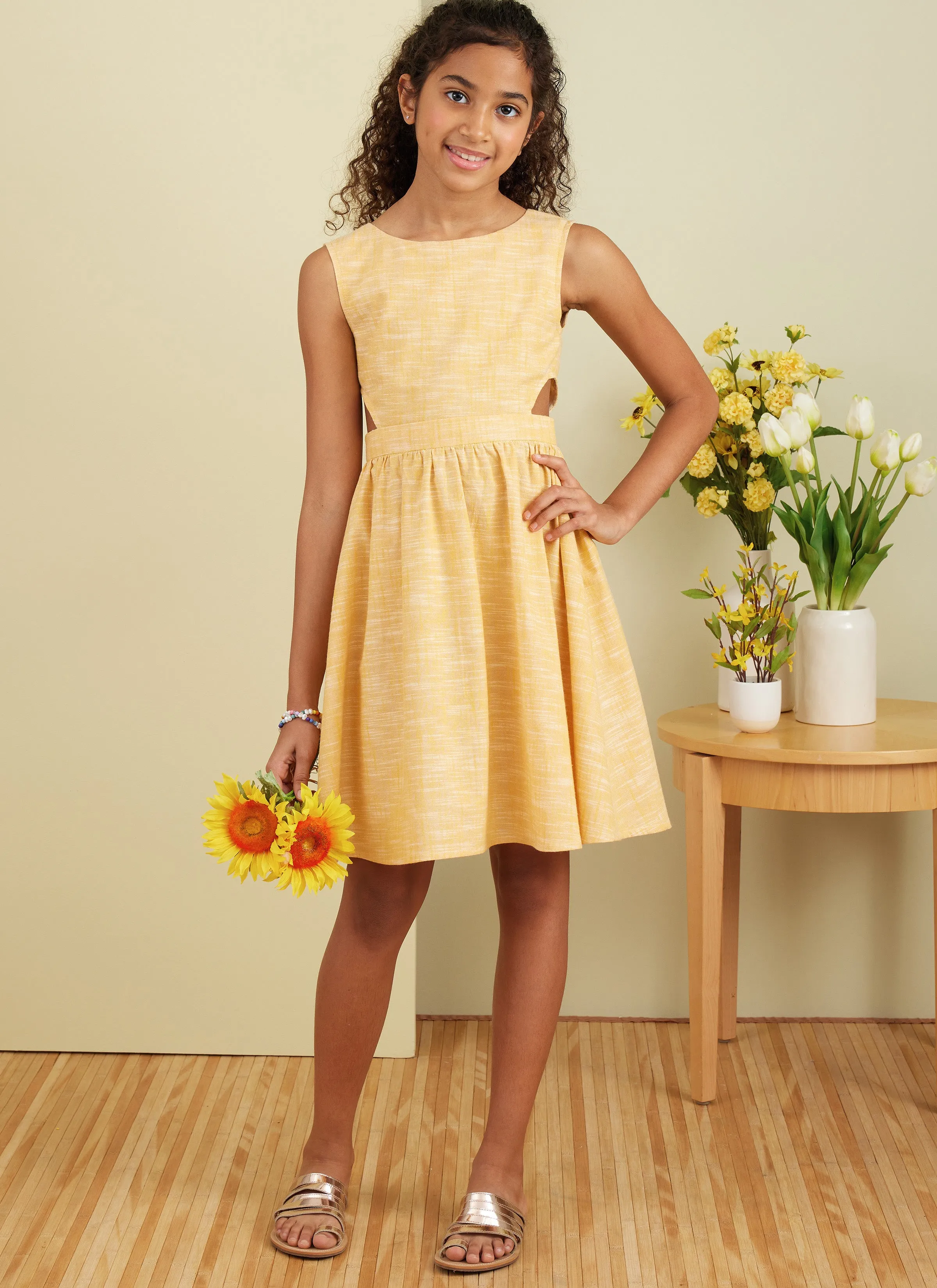 Butterick Pattern B6908 Girls' Dress, Jumpsuit and Romper