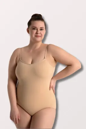 Camisole Leotard with Adjustable Straps - Nude