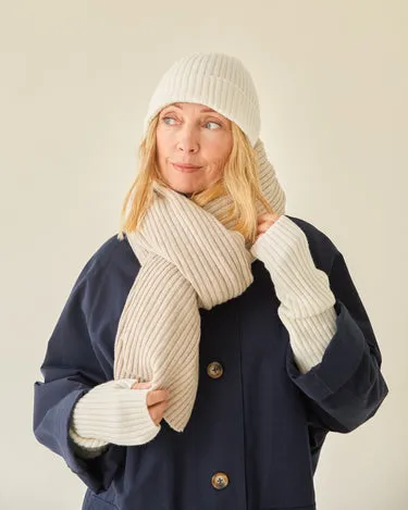 Chalk Matilde Scarf in Oatmeal