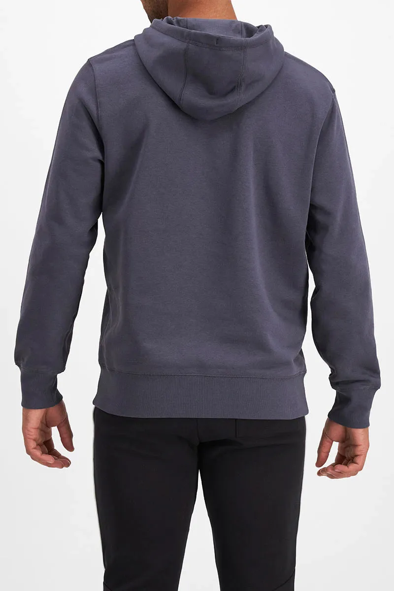 Champion Mens Script Hoodie - Blue