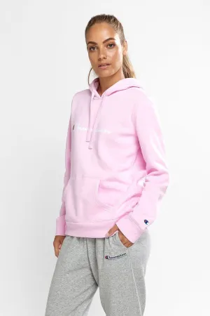 Champion Womens Script Hoodie - Pink