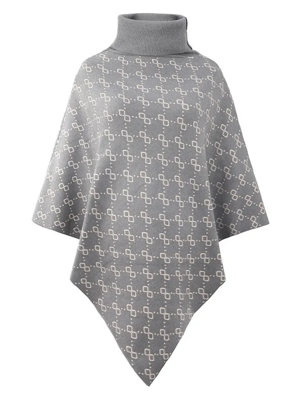 Collar Sweater Cape Shawl Coat